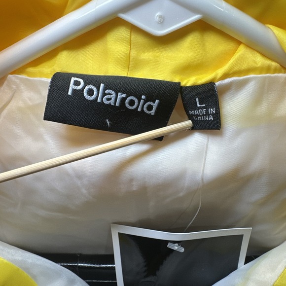 Polaroid Windbreaker Men's Sz Large Multicolor Hooded Supercolor Video Cassette - Picture 2 of 10